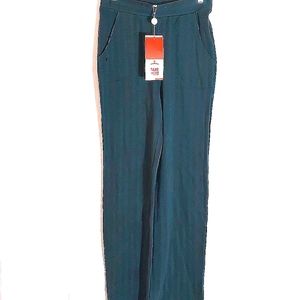 Nwt Modcloth hi rise elastic waist pull on striped comfort pants size Medium